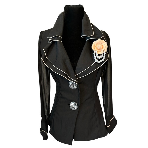 🎁 Draping Pearl Flower Brooch Pin - Picture 12 of 12